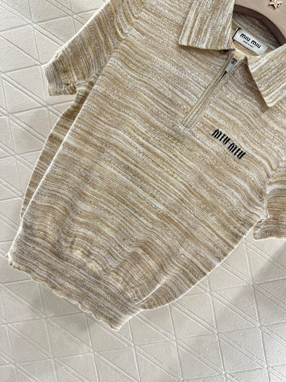 M 2025 new products Knitted short sleeves