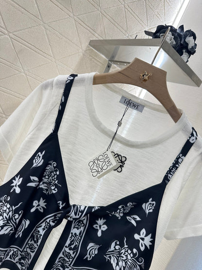 LO 2025 new product Printed knitted top