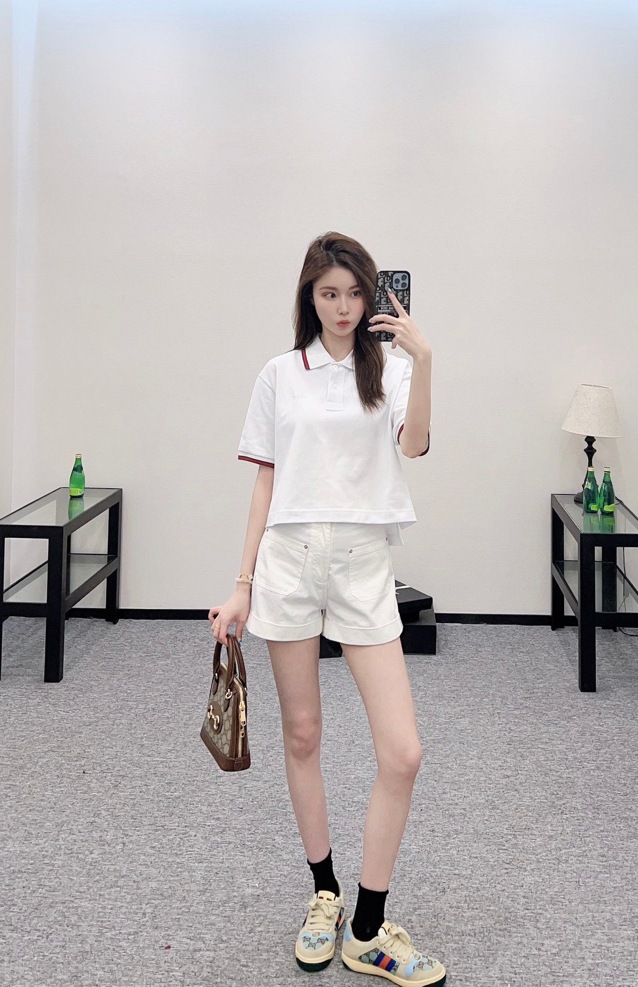 G 2025 new product Short 𝑝𝑜𝑙𝑜 top