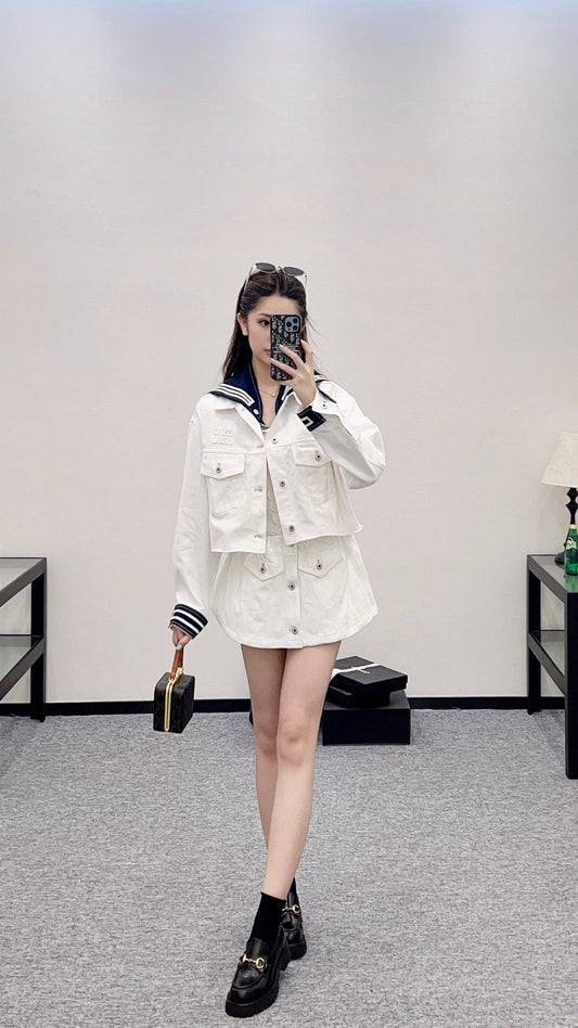 M 2025 new products Jacket and skirt set