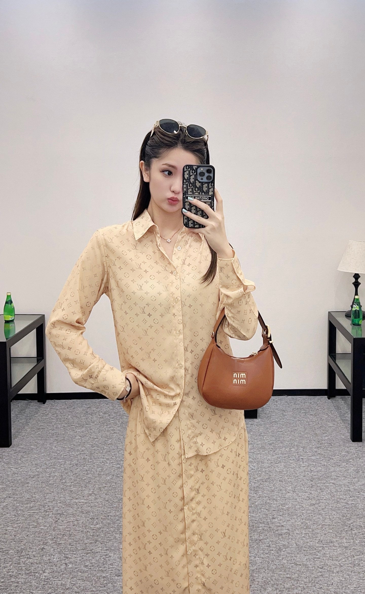 L 2025 new products Shirt and skirt suit