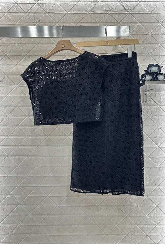 G 2025 new product Embroidered silk suit