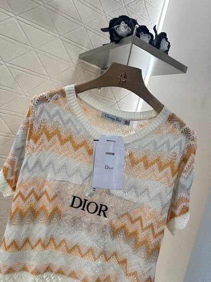 D 2025 new products Embroidered knitted top