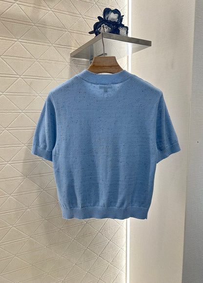 C 2025 new products Knitted short sleeves