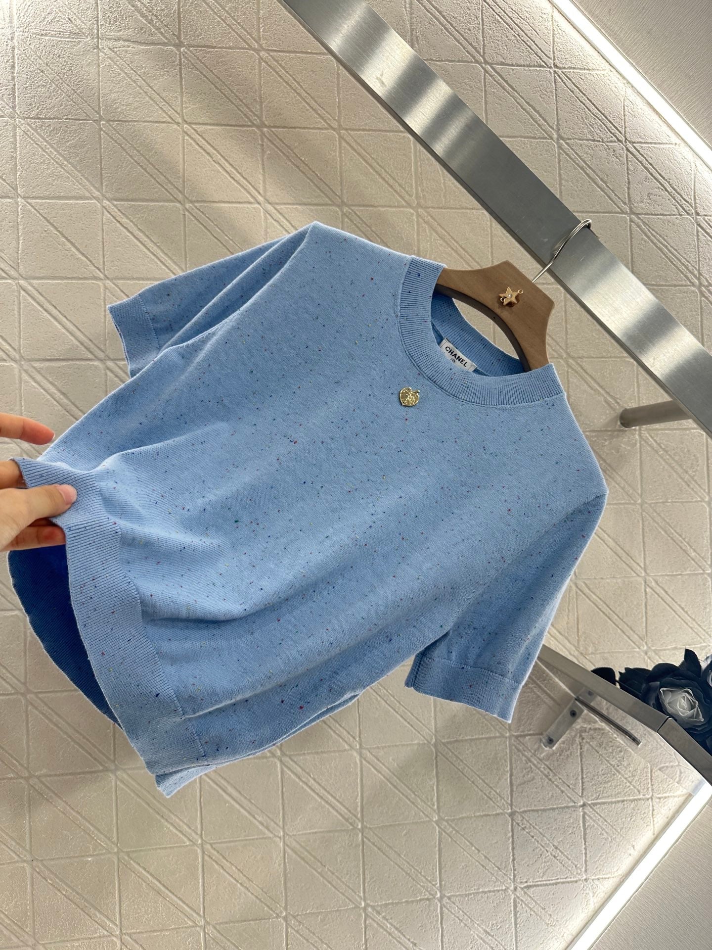 C 2025 new products Knitted short sleeves