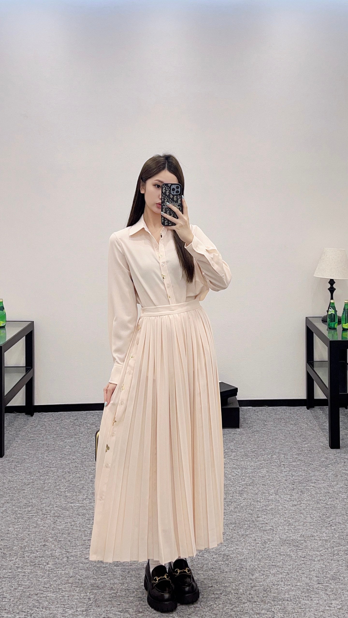 L 2025 new products Shirt and skirt suit
