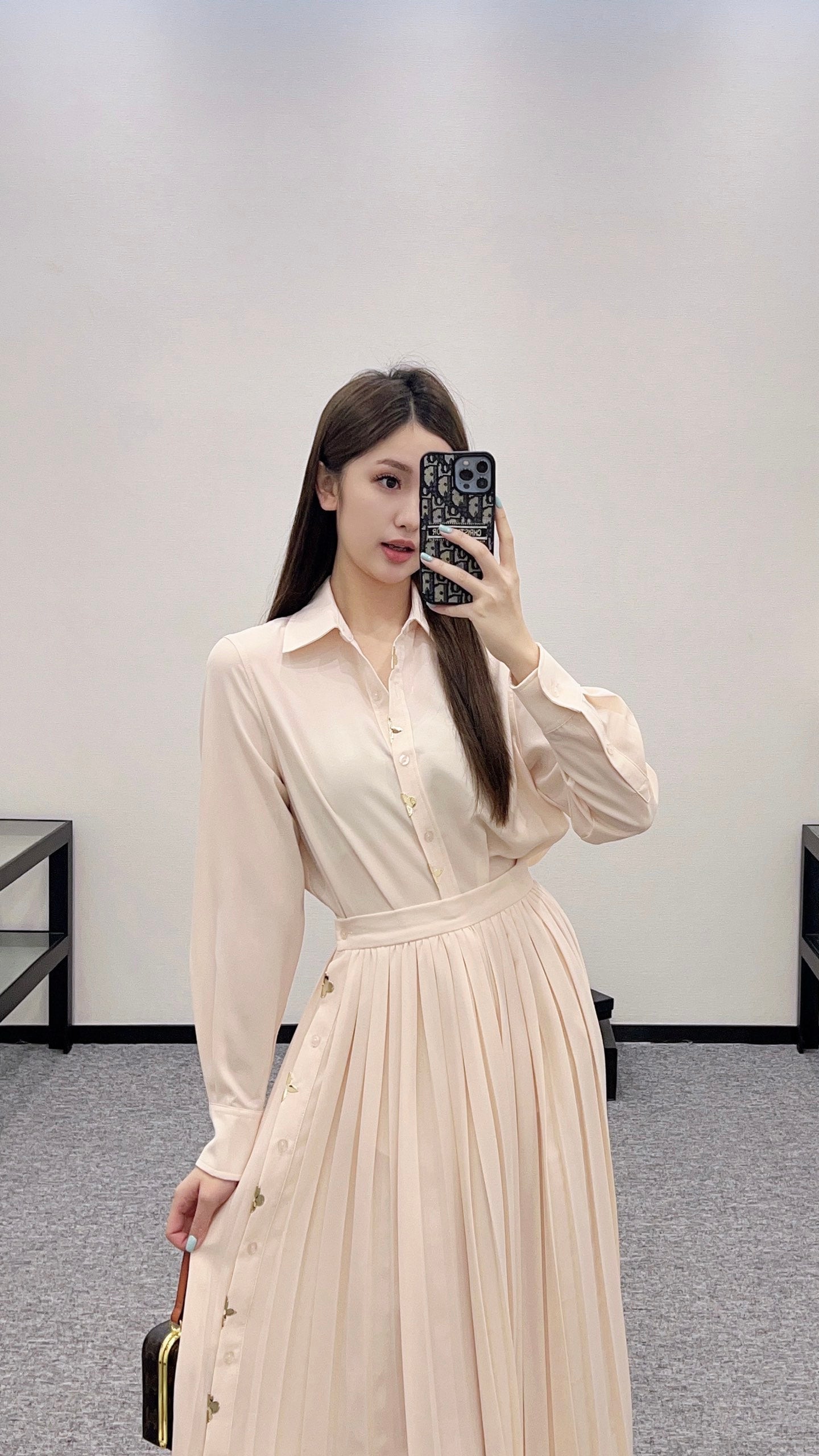 L 2025 new products Shirt and skirt suit