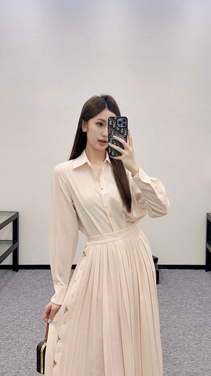 L 2025 new products Shirt and skirt suit