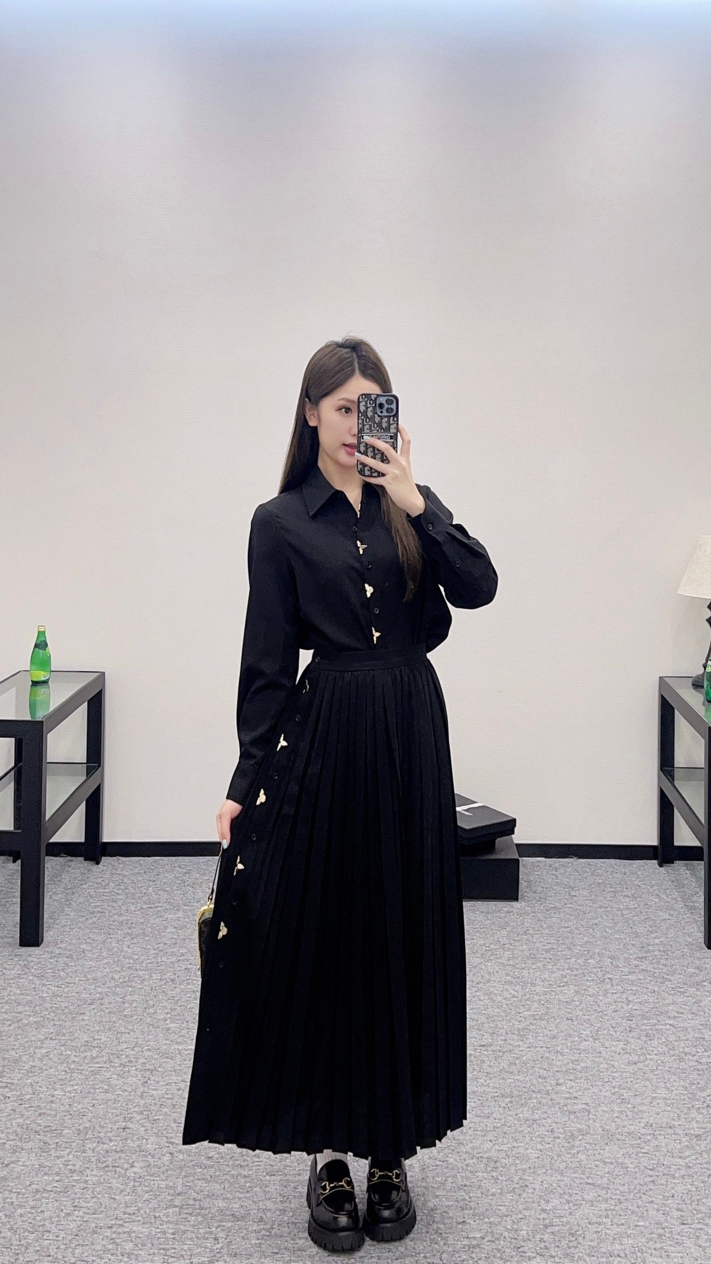 L  2025 new products Shirt and skirt suit
