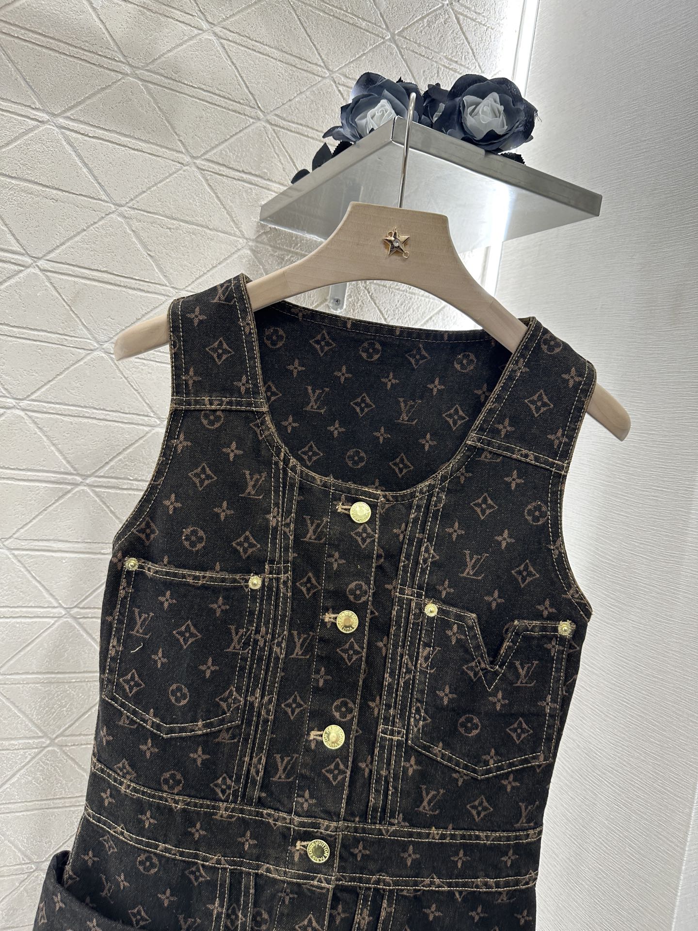 L 2025 new products Denim vest skirt