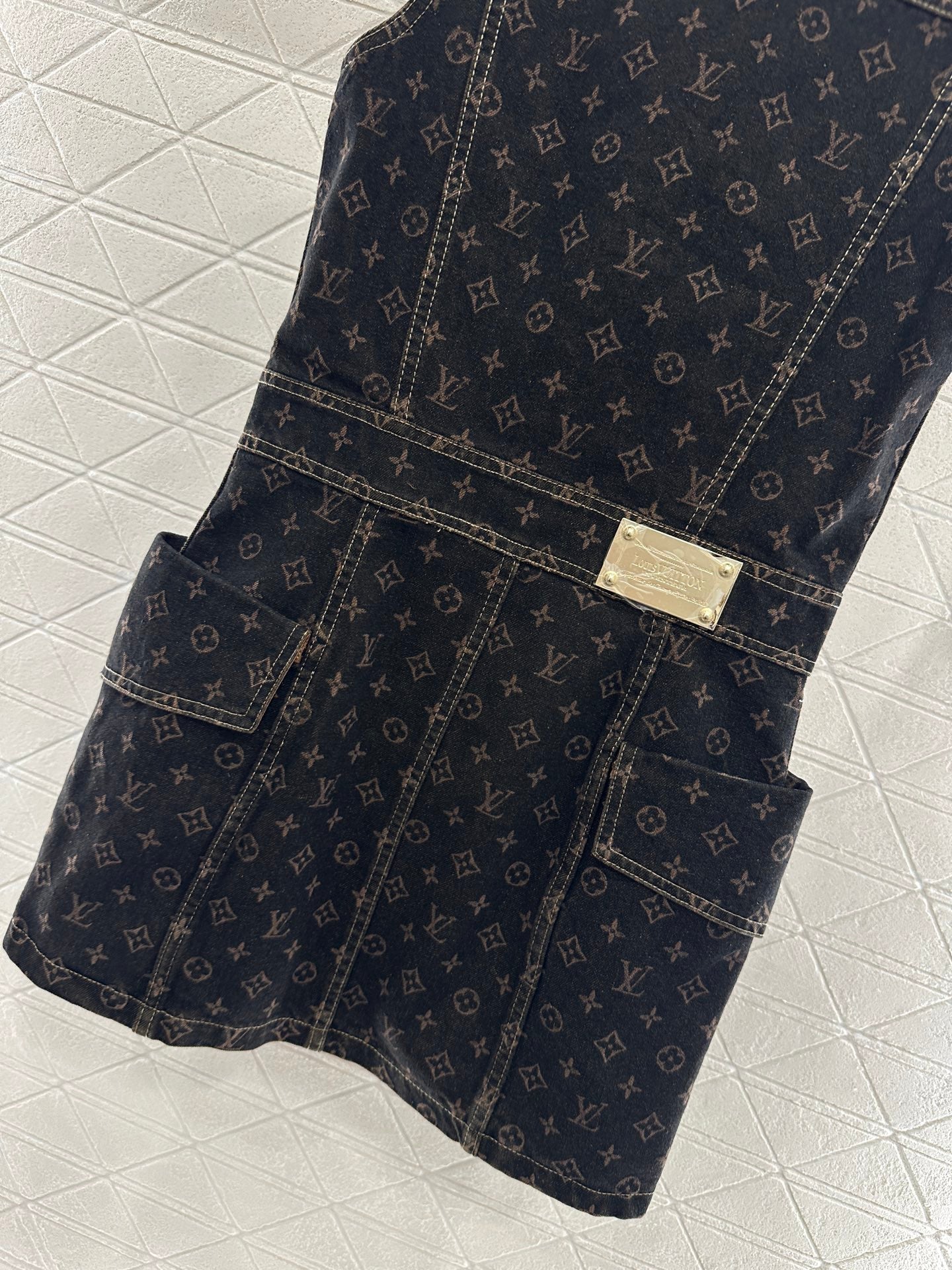 L 2025 new products Denim vest skirt