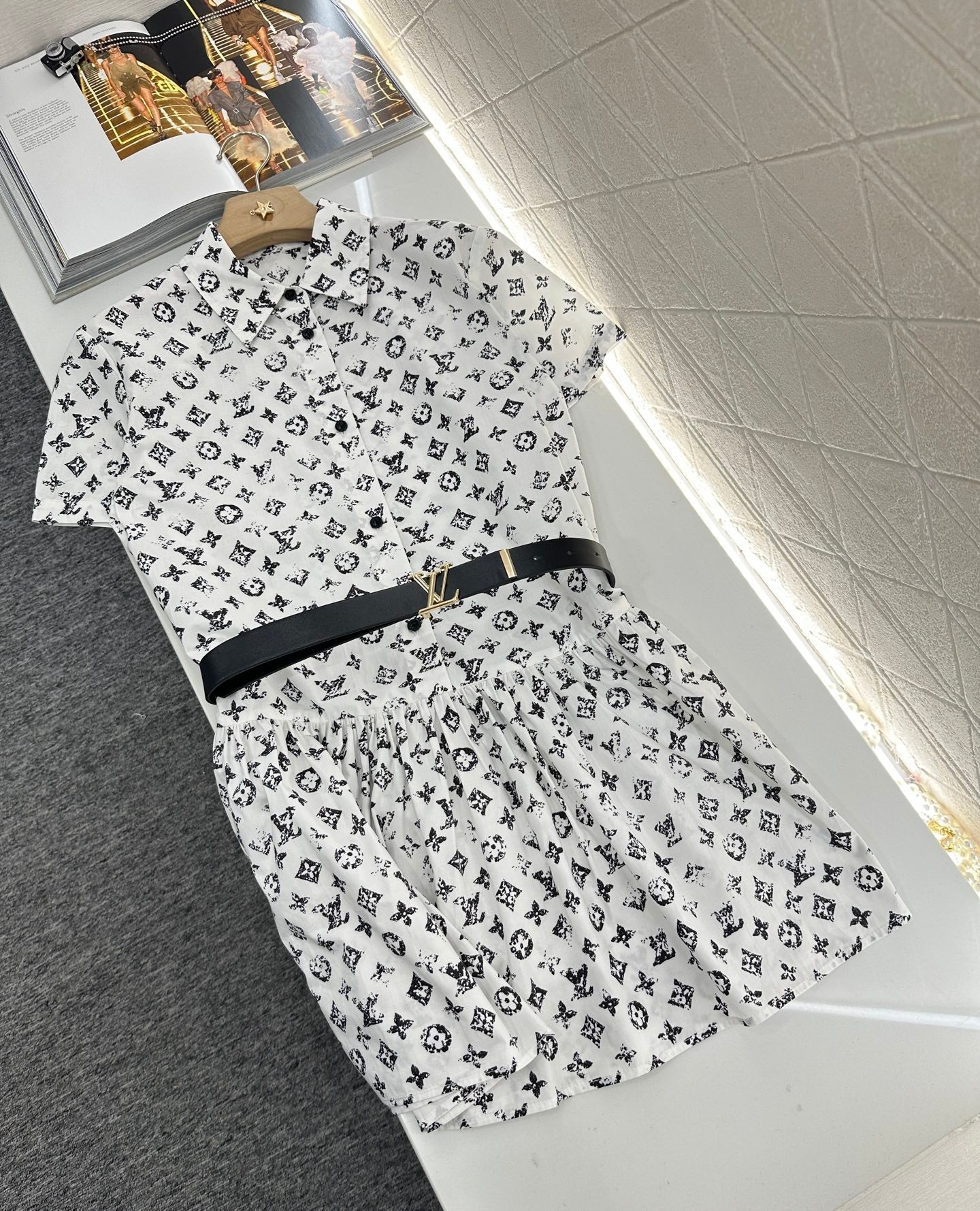 L 2025 new product Short-sleeved dress
