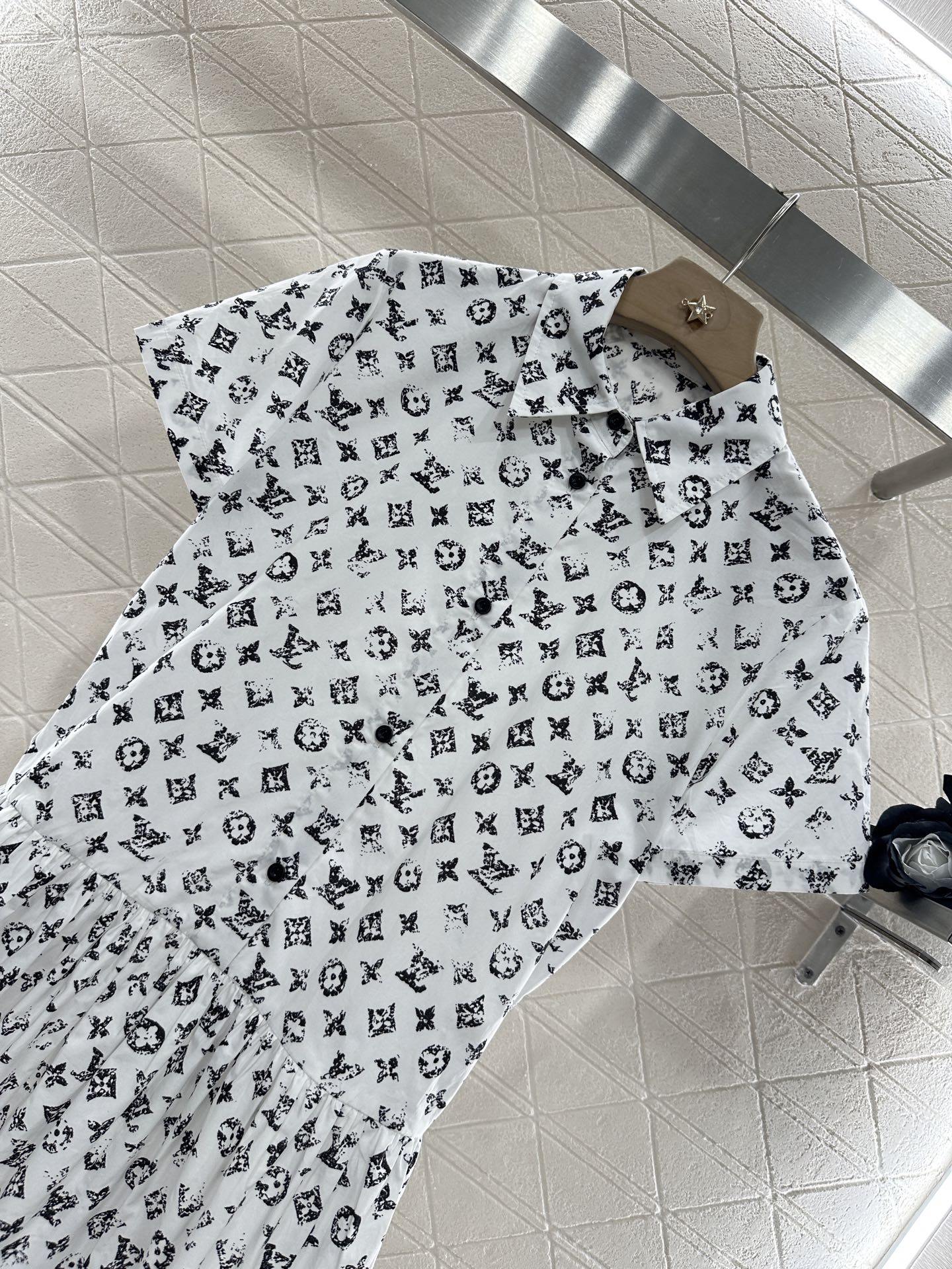 L 2025 new product Short-sleeved dress