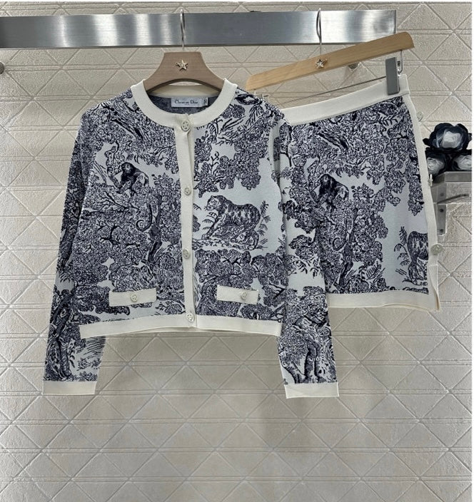 D 2025 new products Short skirt suit