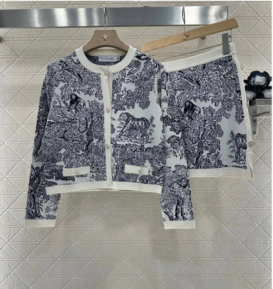 D 2025 new products Short skirt suit