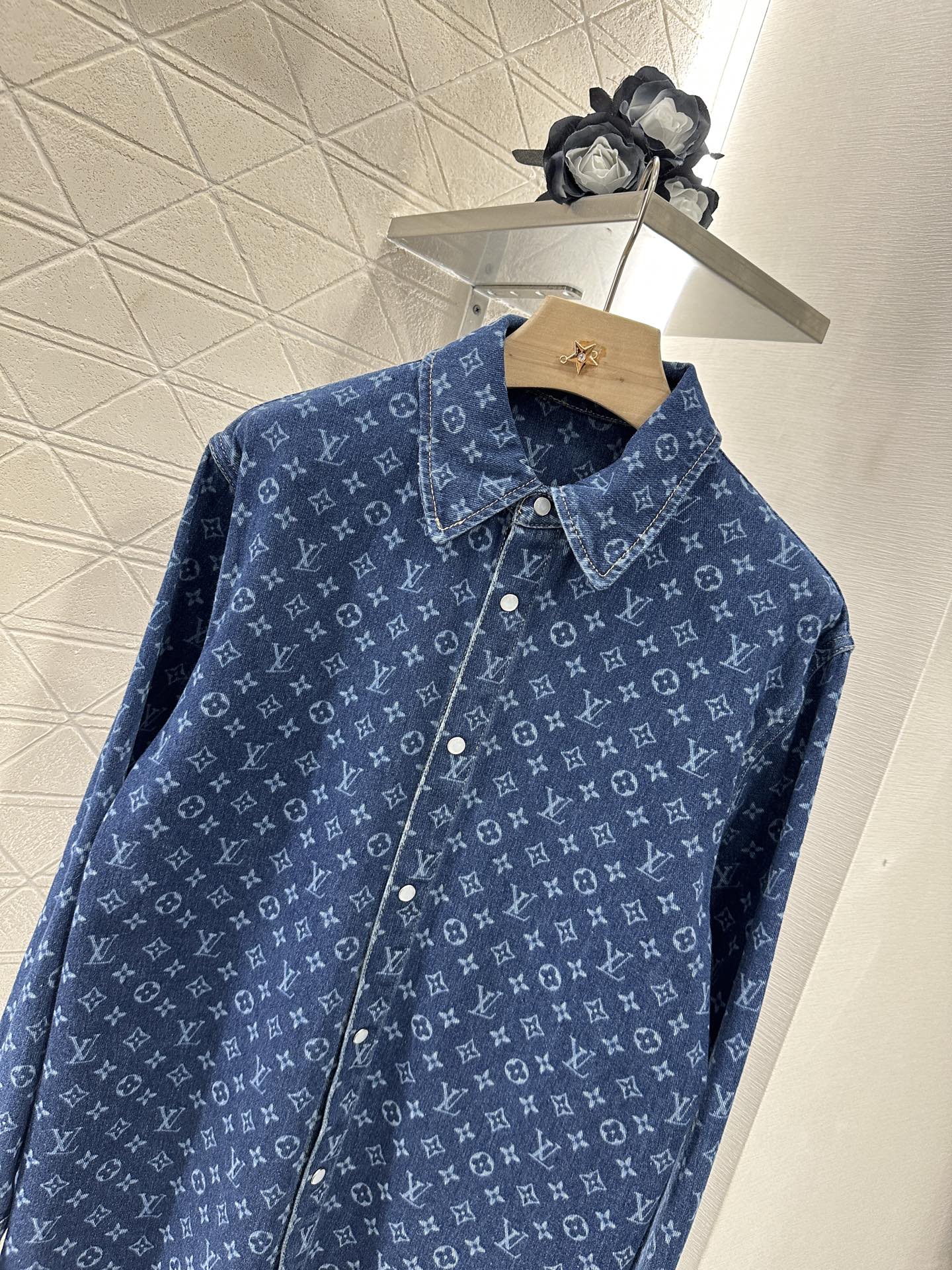 L 2025 new products Shirt and jeans trousers set