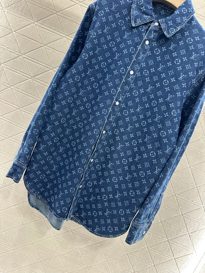 L 2025 new products Shirt and jeans trousers set