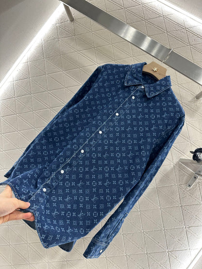 L 2025 new products Shirt and jeans trousers set