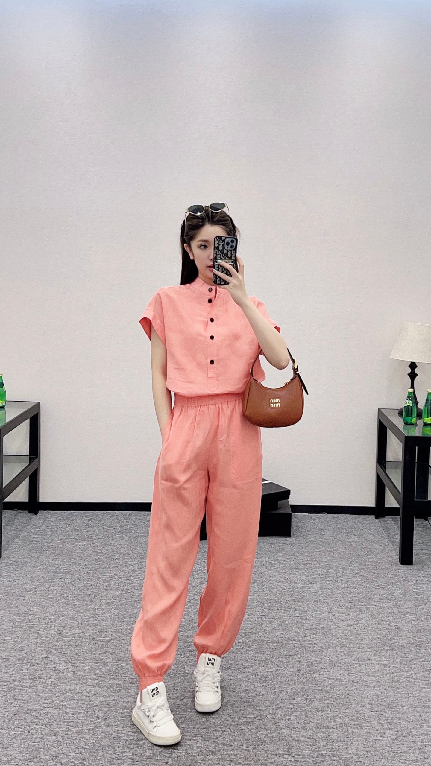 Lor 2025 new arrivals Harem pants suit