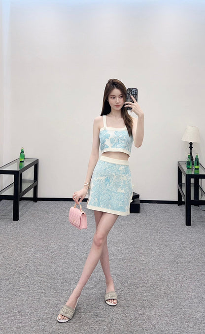 D 2025 new product Vest and skirt set