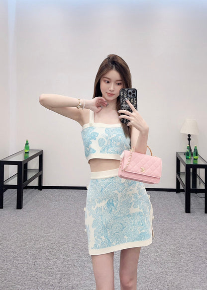 D 2025 new product Vest and skirt set