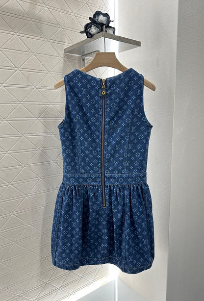 L 2025 new product Denim vest skirt