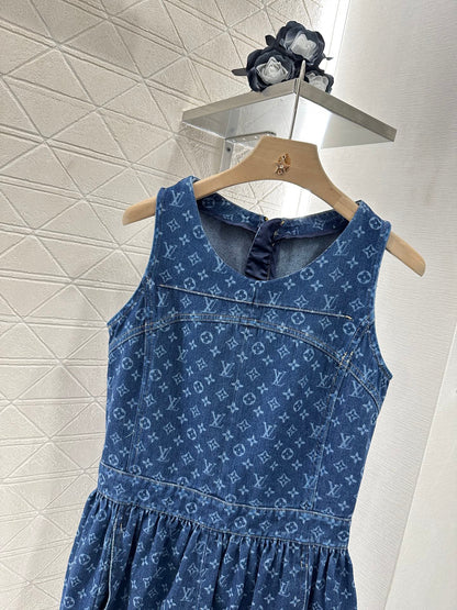 L 2025 new product Denim vest skirt