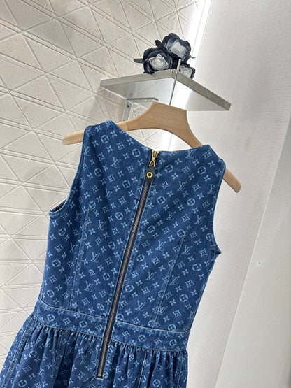 L 2025 new product Denim vest skirt