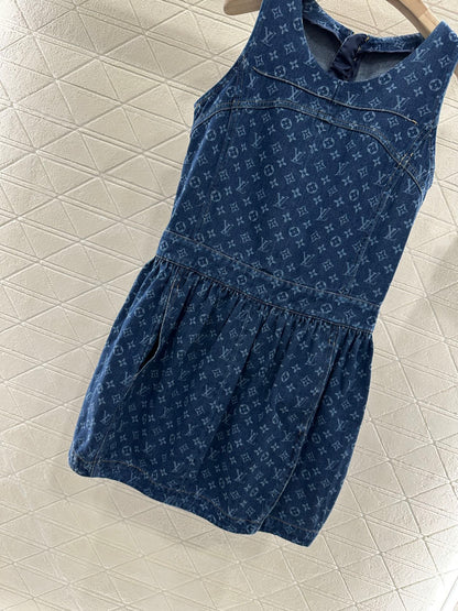 L 2025 new product Denim vest skirt