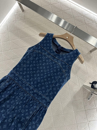 L 2025 new product Denim vest skirt