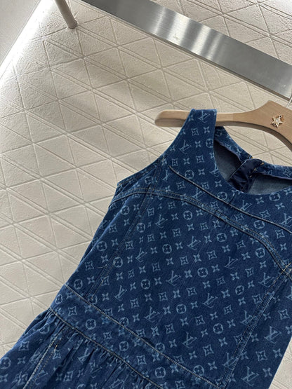 L 2025 new product Denim vest skirt