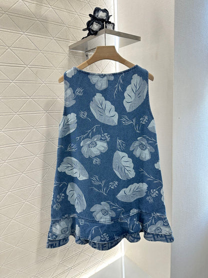 F 2025 new product Fishtail vest dress