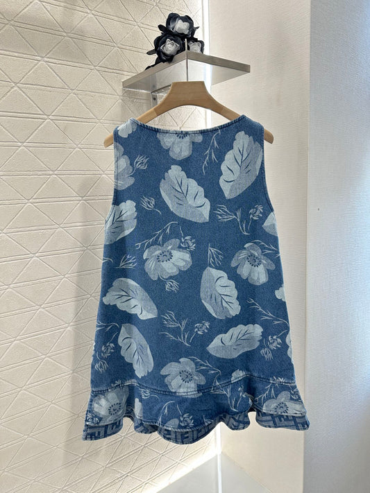 F 2025 new product Fishtail vest dress