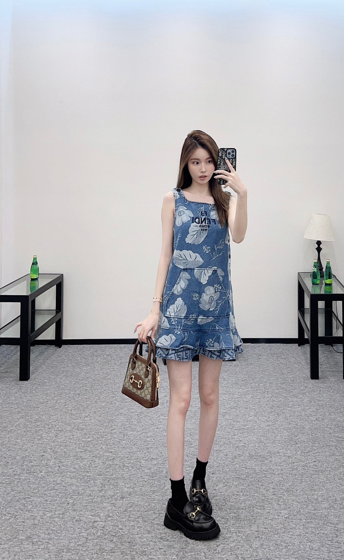 F 2025 new product Fishtail vest dress