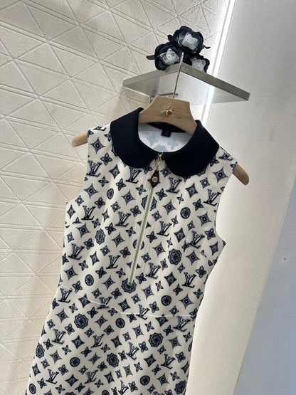 L 2025 new product Printed vest dress