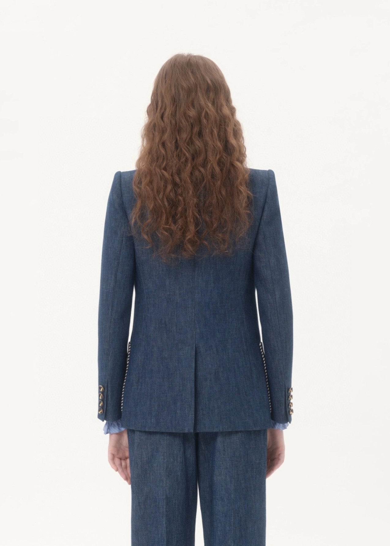 V 2025 new products Denim suit and trousers set