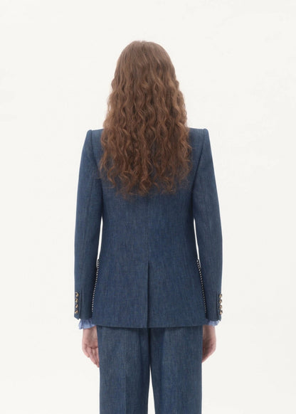 V 2025 new products Denim suit and trousers set