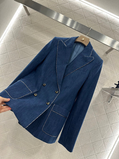 V 2025 new products Denim suit and trousers set