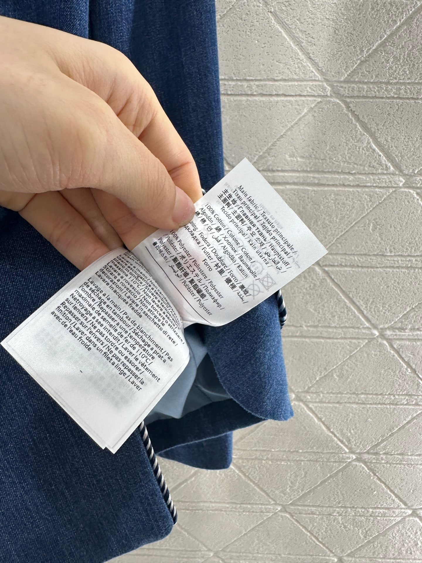 V 2025 new products Denim suit and trousers set