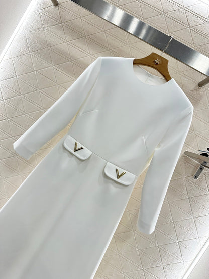 V 2025 new product Pocket dress