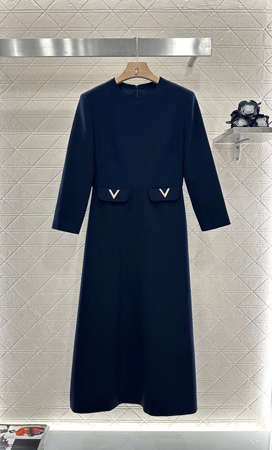 V 2025 new product Pocket dress