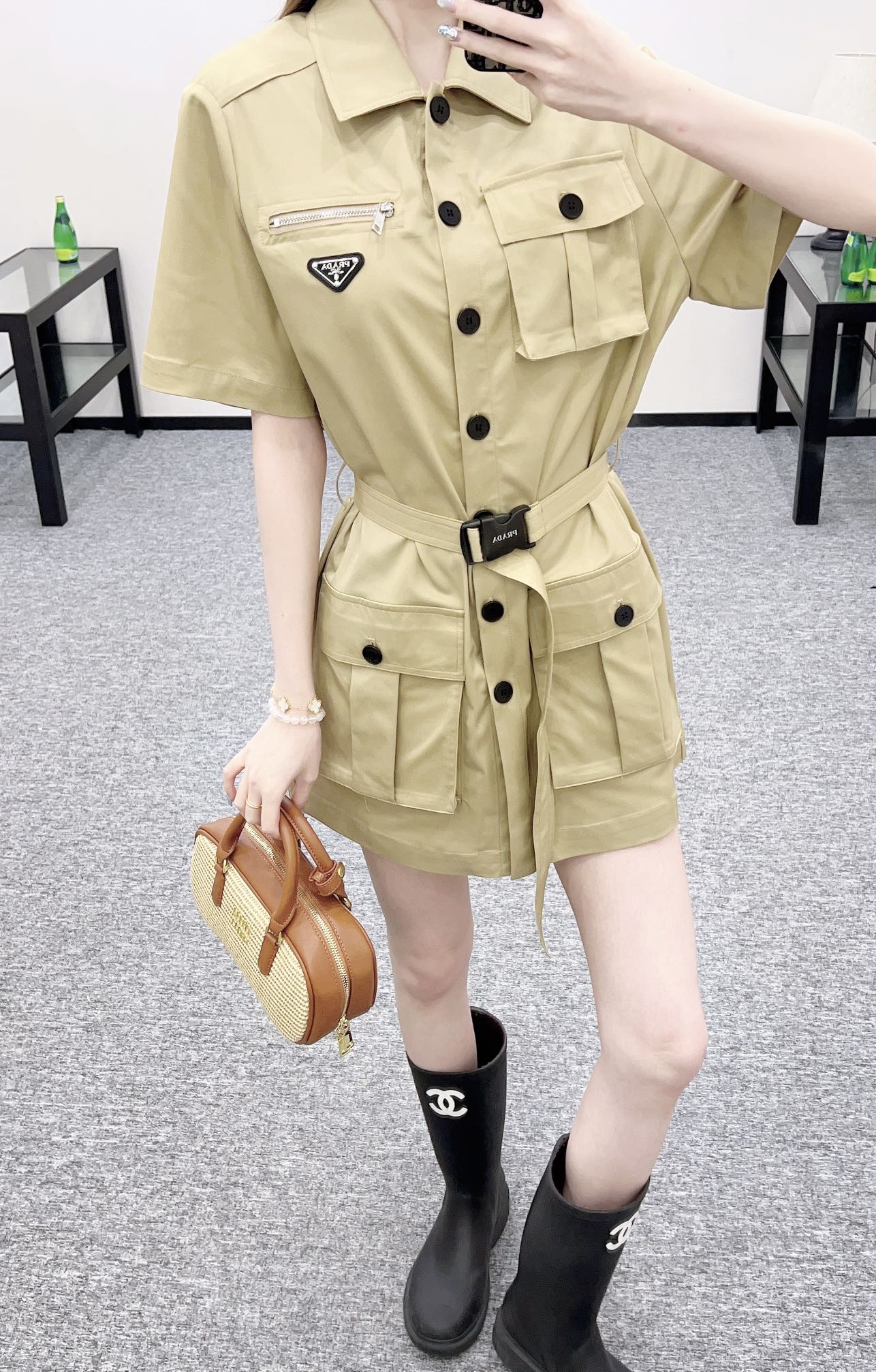 P 2025 new products Belt dress