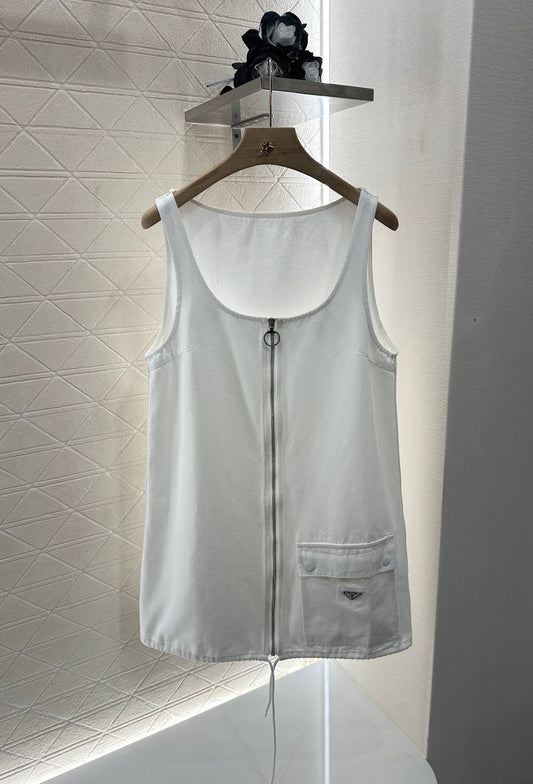 P 2025 new product Denim vest skirt