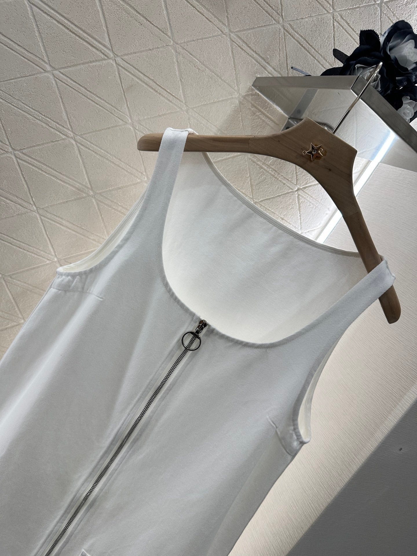 P 2025 new product Denim vest skirt