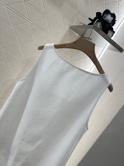 P 2025 new product Denim vest skirt