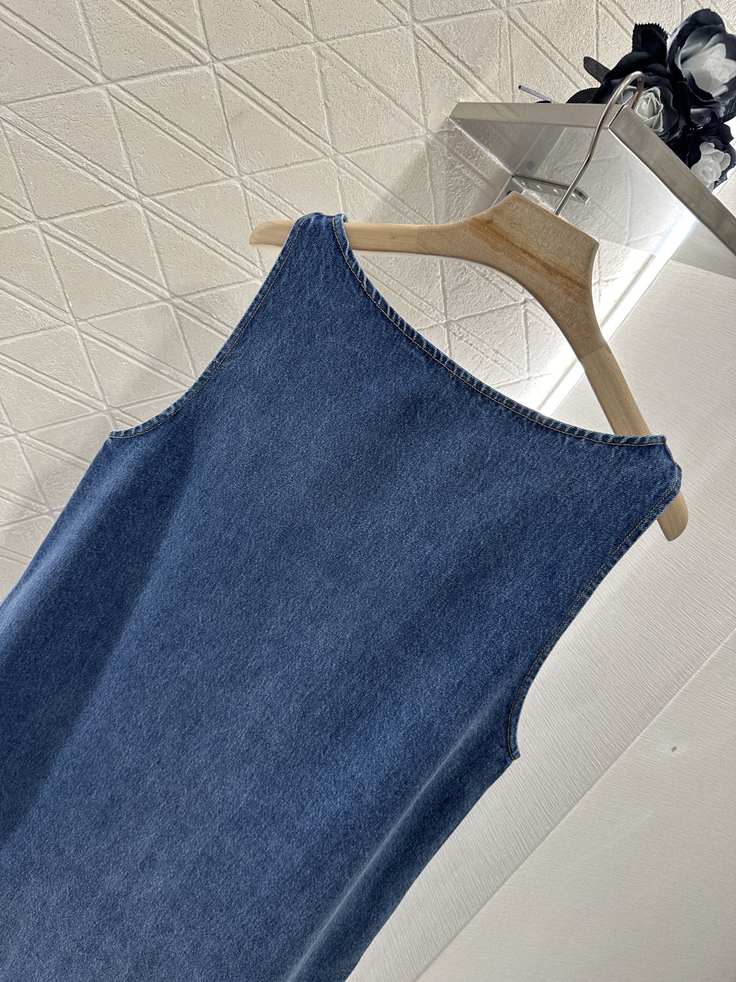 P 2025 new product Denim vest skirt
