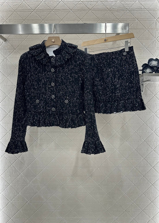 C 2025 new product Lapel skirt suit