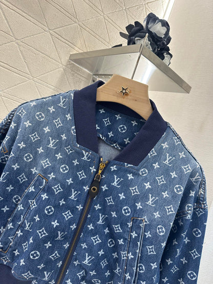 L  2025 new arrivals Denim jacket and skirt set