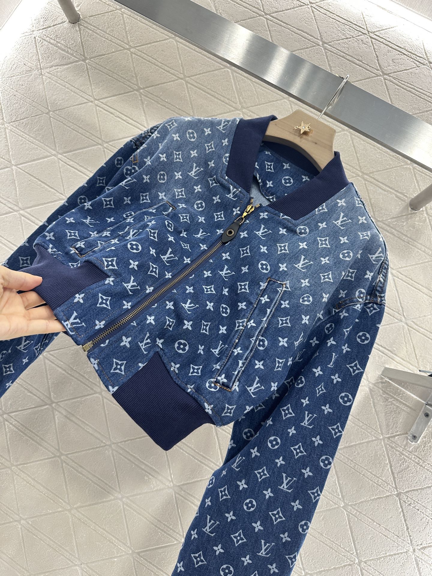 L  2025 new arrivals Denim jacket and skirt set