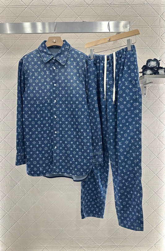 L 2025 new products Shirt, jeans and trousers set